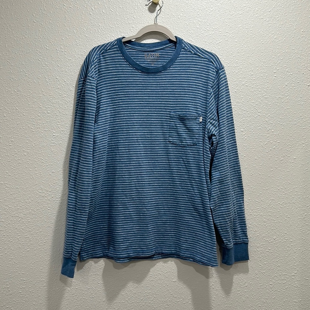 Katin Long Sleeve Stiped Shirt w/ Front Pocket
